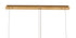 Zula Linear Pendant Chandelier 5 Light